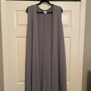 LuLaRose Gray crinkle Joy